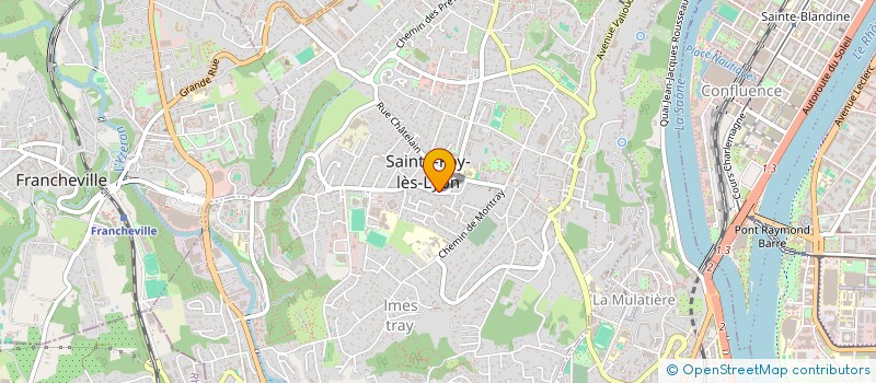 localisation de l'entreprise MONSIEUR SERGE ARBAUD  SAINTE-FOY-LES-LYON