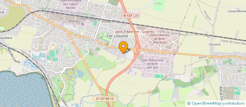 localisation de l'entreprise MONSIEUR SERGE ARBLADE  AYTRE