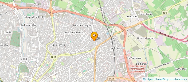 localisation de l'entreprise MONSIEUR SERGE ARCURI  BEZIERS