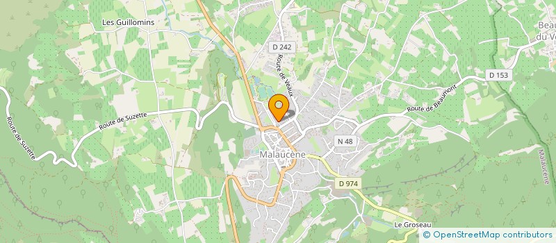 localisation de l'entreprise MONSIEUR SERGE ARMAND à MALAUCENE