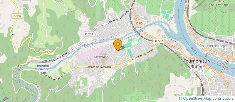 localisation de l'entreprise MONSIEUR SERGE ARNOULT à TOURNON-SUR-RHONE