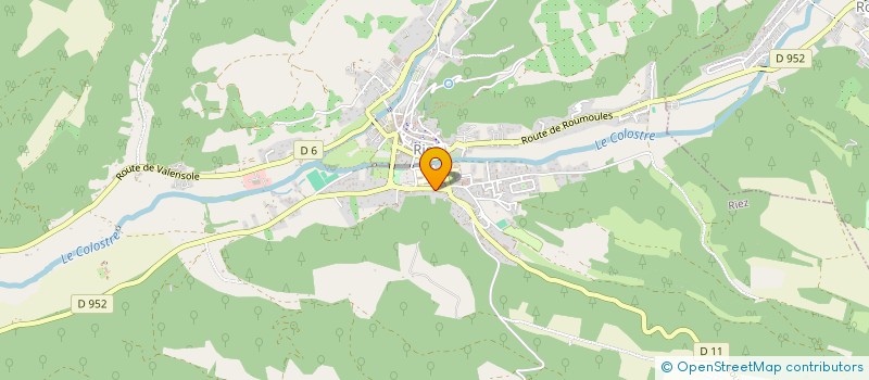 localisation de l'entreprise MONSIEUR SERGE ARNOUX  RIEZ