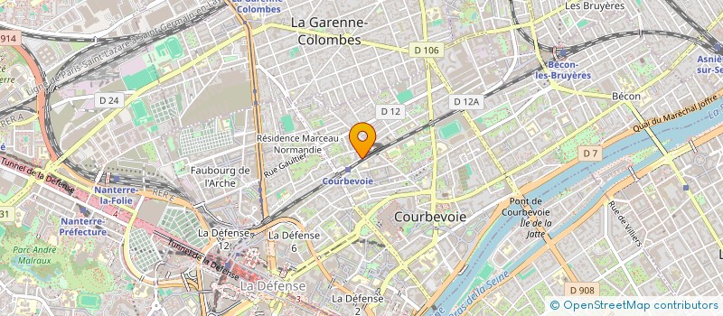 localisation de l'entreprise MONSIEUR SERGE ASSOULINE à COURBEVOIE