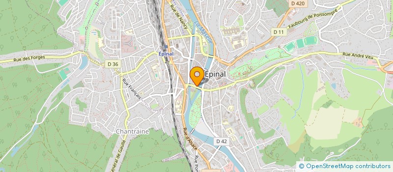 localisation de l'entreprise MONSIEUR SERGE ASTOR à EPINAL