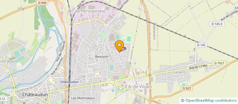 localisation de l'entreprise MONSIEUR SERGE AUBRY à CHATEAUDUN