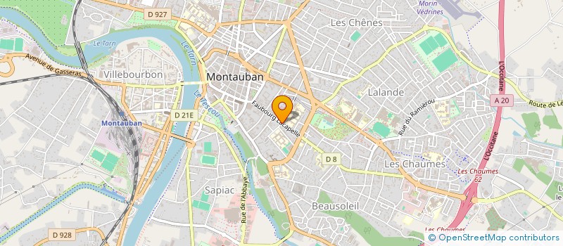 localisation de l'entreprise MONSIEUR SERGE AUDIN à MONTAUBAN