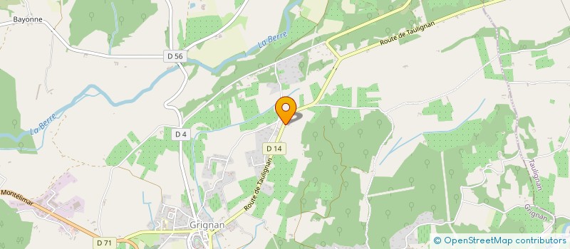 localisation de l'entreprise MONSIEUR SERGE AUREL à GRIGNAN