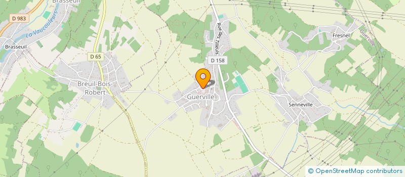 localisation de l'entreprise MONSIEUR SERGE AUSSEUR  BREUIL-BOIS-ROBERT