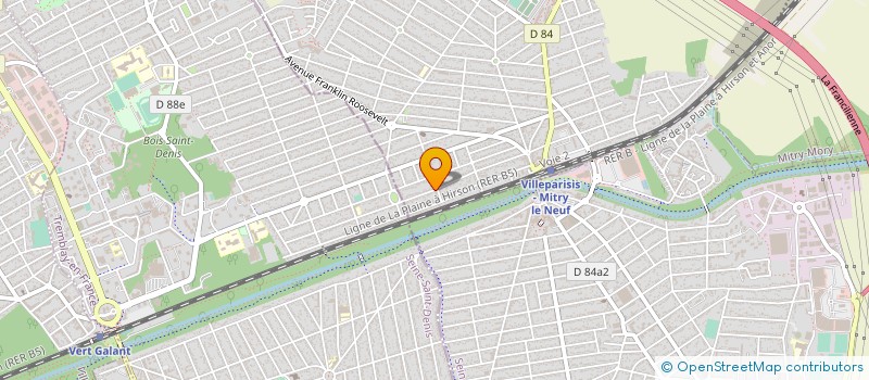 localisation de l'entreprise MONSIEUR SERGE AVART  MITRY-MORY