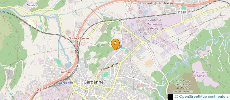 localisation de l'entreprise MONSIEUR SERGE AYENSA à GARDANNE