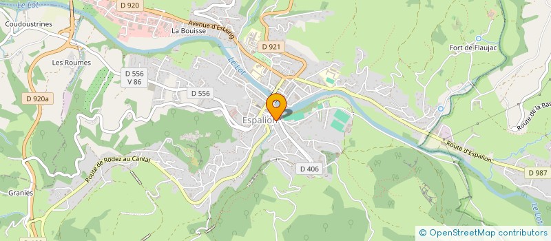 localisation de l'entreprise MONSIEUR SERGE AZEMAR  ESPALION