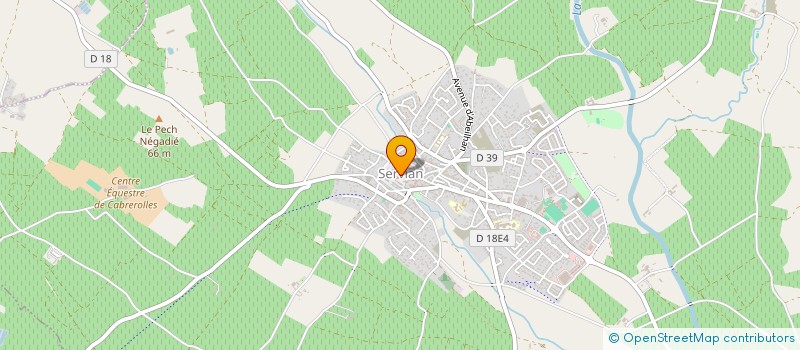 localisation de l'entreprise MONSIEUR SERGE AZNAR à SERVIAN