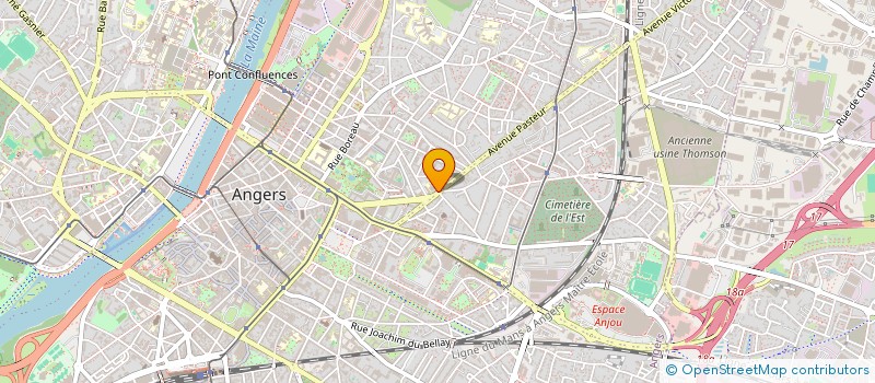 localisation de l'entreprise MONSIEUR SERGE BABOK  ANGERS