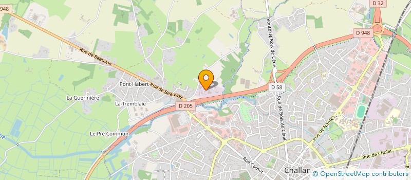 localisation de l'entreprise MONSIEUR SERGE BACHELIN  SALLERTAINE