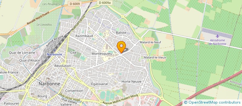 localisation de l'entreprise MONSIEUR SERGE BAEZA à NARBONNE