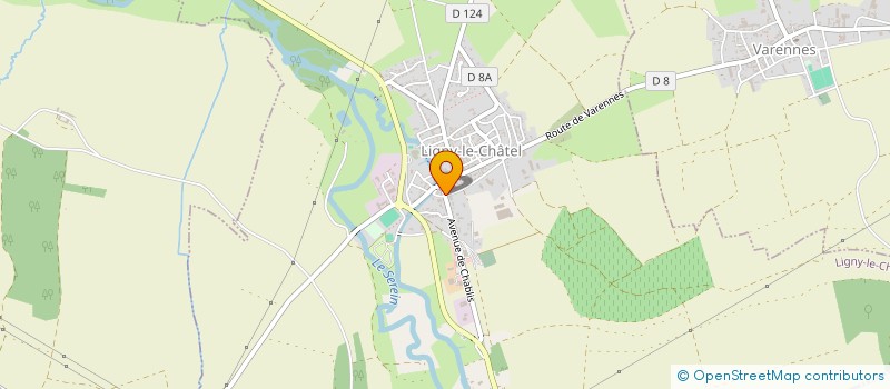 localisation de l'entreprise MONSIEUR SERGE BAFFET à LIGNY-LE-CHATEL