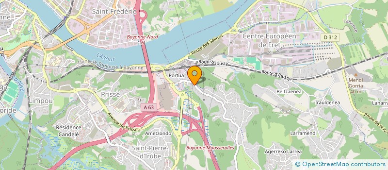 localisation de l'entreprise MONSIEUR SERGE BAGO  MOUGUERRE