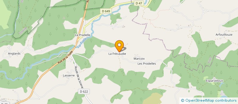 localisation de l'entreprise MONSIEUR SERGE BAILLIT à LANOBRE