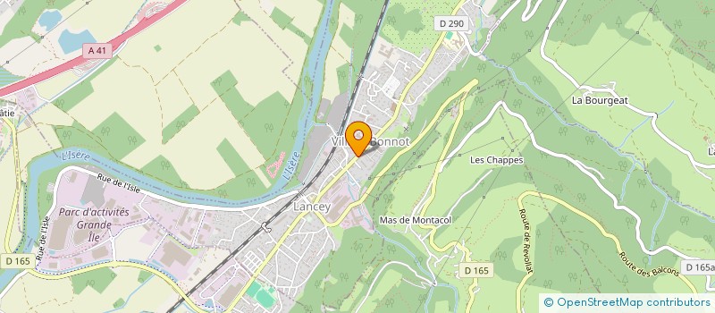 localisation de l'entreprise MONSIEUR SERGE BAILLY  VILLARD-BONNOT