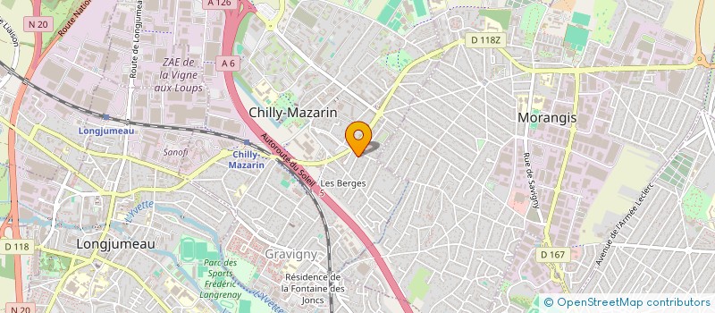 localisation de l'entreprise MONSIEUR SERGE BAILLY à CHILLY-MAZARIN