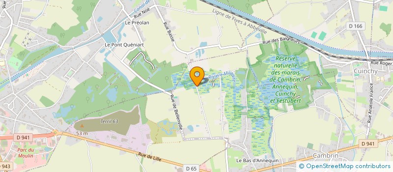 localisation de l'entreprise MONSIEUR SERGE BAJEUX  ANNEQUIN