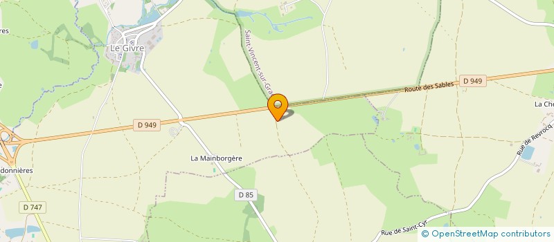 localisation de l'entreprise MONSIEUR SERGE BAMAS  LE GIVRE