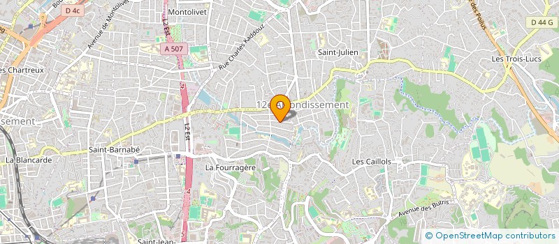 localisation de l'entreprise MONSIEUR SERGE BANGUINA à MARSEILLE