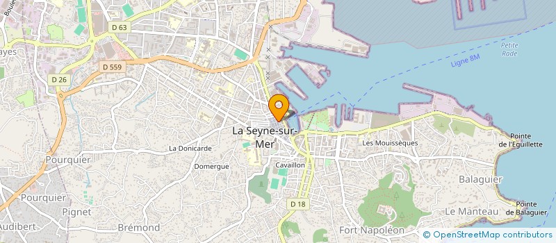 localisation de l'entreprise MONSIEUR SERGE BARBARIN à LA SEYNE-SUR-MER