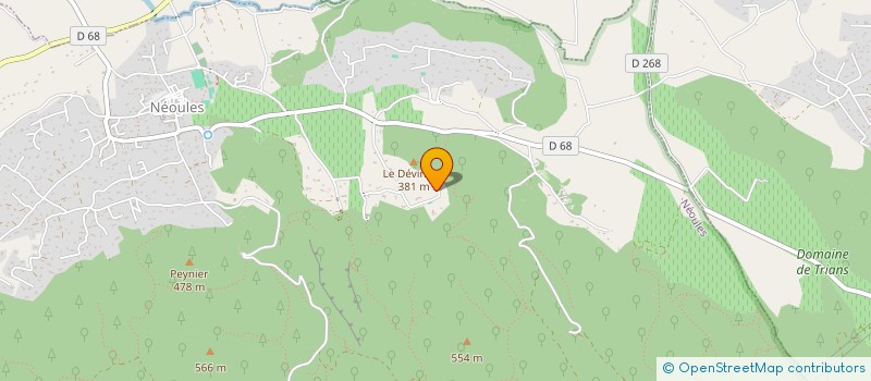 localisation de l'entreprise MONSIEUR SERGE BARBIER à NEOULES