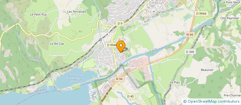 localisation de l'entreprise MONSIEUR SERGE BARD  EMBRUN