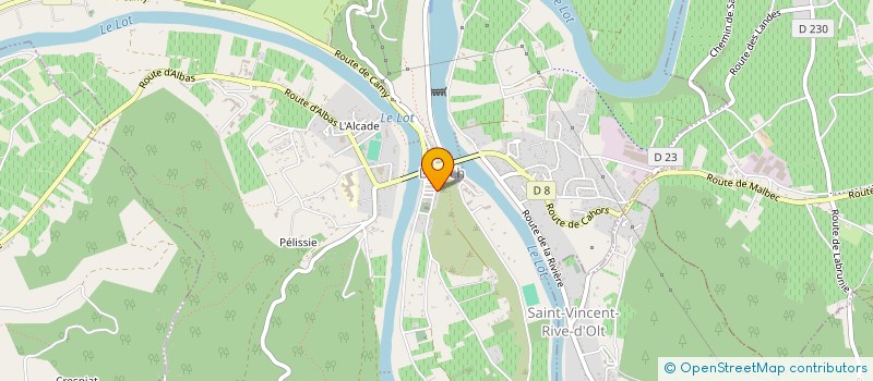 localisation de l'entreprise MONSIEUR SERGE BARLAN  LUZECH