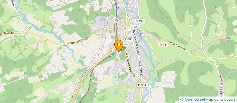 localisation de l'entreprise MONSIEUR SERGE BARRAQUE à PAU