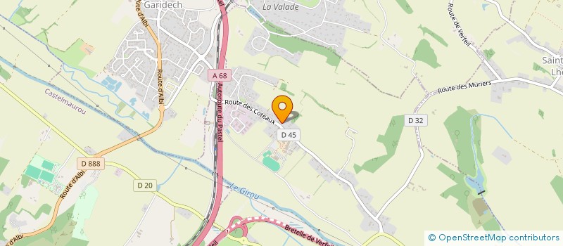 localisation de l'entreprise MONSIEUR SERGE BASSI  GRAGNAGUE