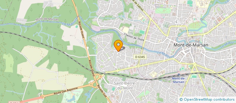 localisation de l'entreprise MONSIEUR SERGE BATS  SAINT-PIERRE-DU-MONT