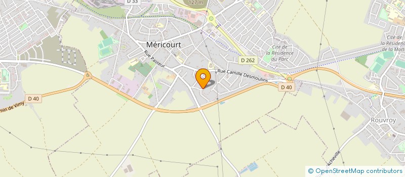 localisation de l'entreprise MONSIEUR SERGE BAUDOUIN à MERICOURT