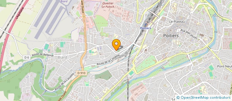 localisation de l'entreprise MONSIEUR SERGE BAUDOUIN à POITIERS