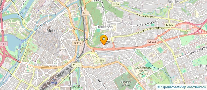 localisation de l'entreprise MONSIEUR SERGE BAUDY  METZ