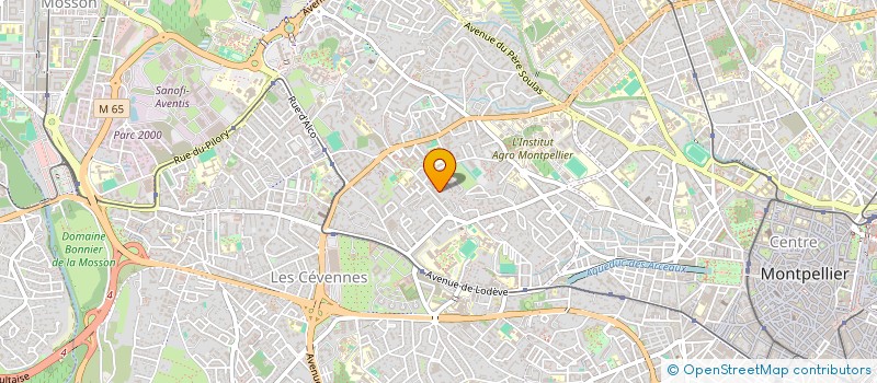 localisation de l'entreprise MONSIEUR SERGE BAYARD à MONTPELLIER