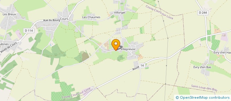 localisation de l'entreprise MONSIEUR SERGE BEAUCHEF à COSNE-COURS-SUR-LOIRE