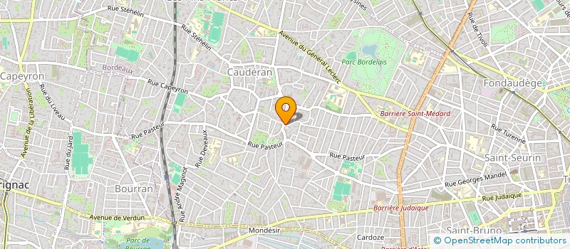 localisation de l'entreprise MONSIEUR SERGE BEDERE à BORDEAUX