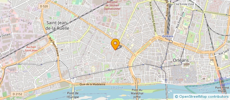 localisation de l'entreprise MONSIEUR SERGE BEGUET à ORLEANS