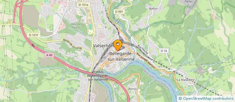 localisation de l'entreprise MONSIEUR SERGE BEITONE à VALSERHONE