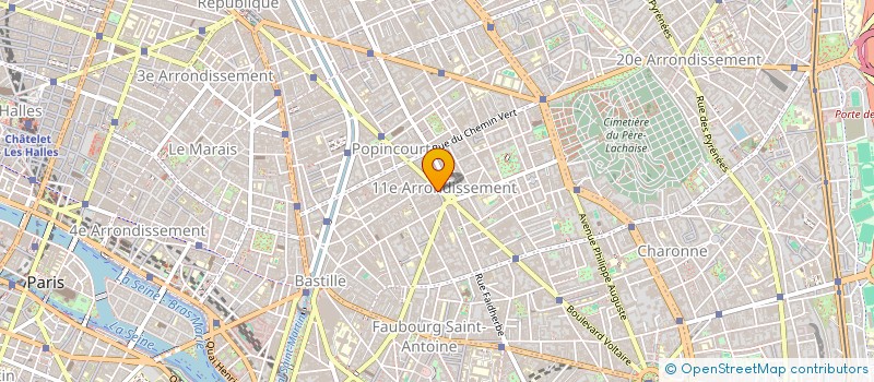 localisation de l'entreprise MONSIEUR SERGE BELIGON  PARIS