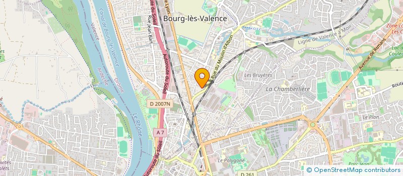 localisation de l'entreprise MONSIEUR SERGE BELLIN à BOURG-LES-VALENCE