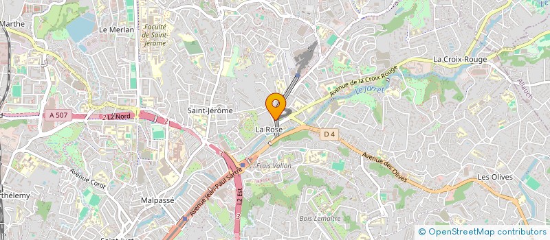 localisation de l'entreprise MONSIEUR SERGE BELLINE  MARSEILLE