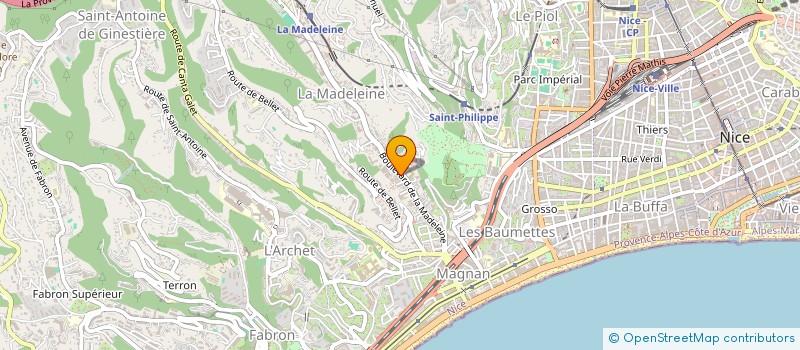 localisation de l'entreprise MONSIEUR SERGE BELTRANO à NICE