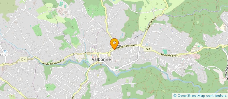 localisation de l'entreprise MONSIEUR SERGE BEN SADOUN  VALBONNE