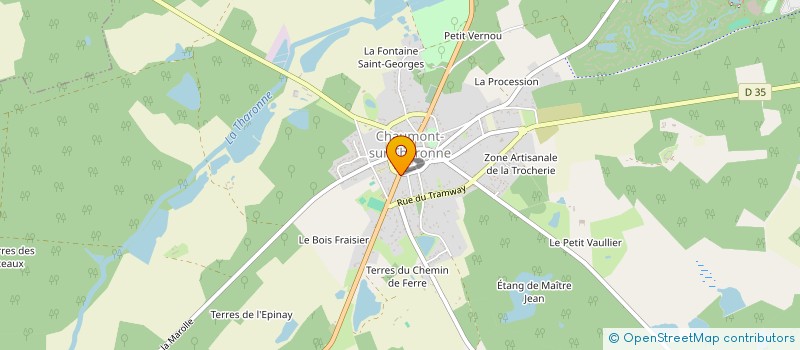 localisation de l'entreprise MONSIEUR SERGE BENARD  YVOY-LE-MARRON