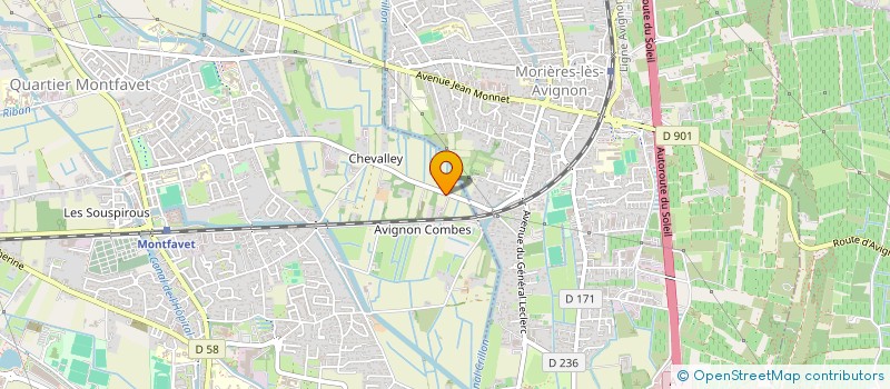 localisation de l'entreprise MONSIEUR SERGE BENECH  AVIGNON