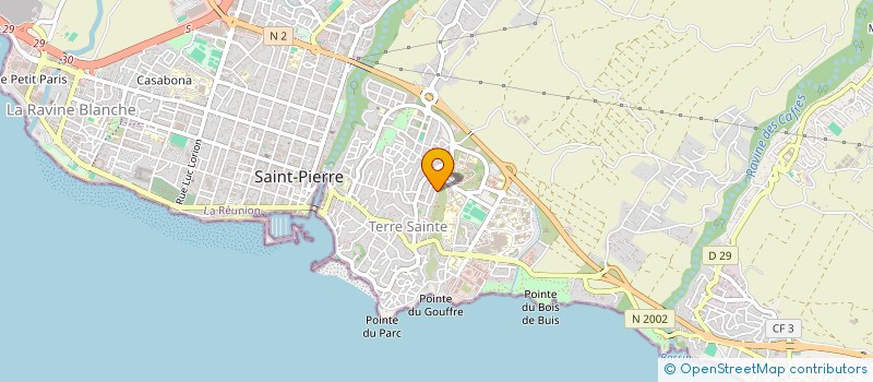 localisation de l'entreprise MONSIEUR SERGE BENEDICTO à SAINT-PIERRE